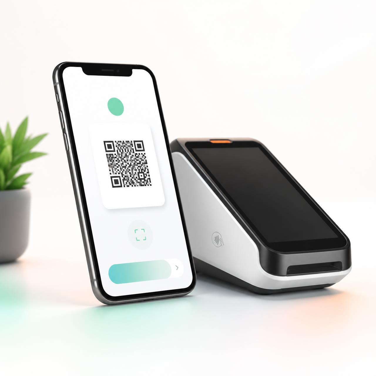 PayX phone with QR pay and point-of-sale terminal